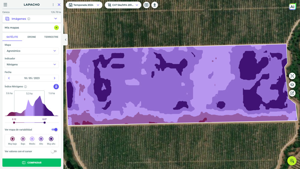 mapa agronómico